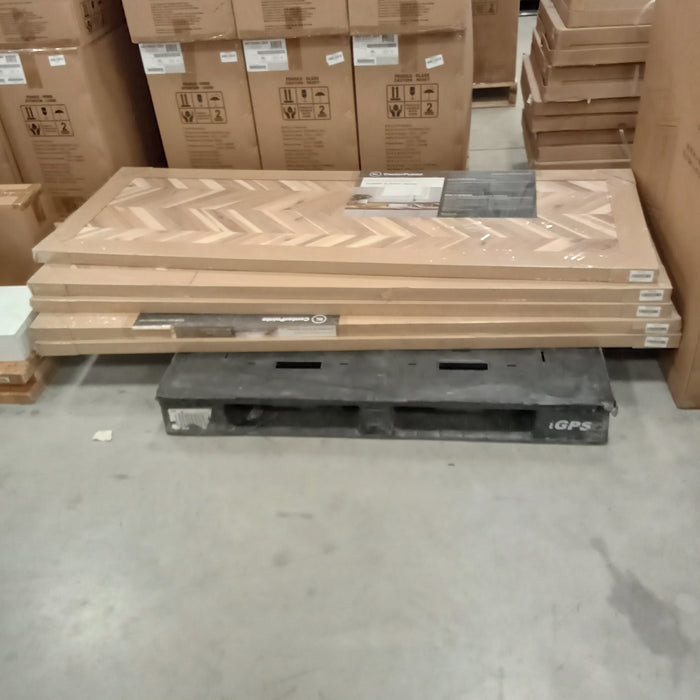 72"W Chevron Acadia Wood Countertop