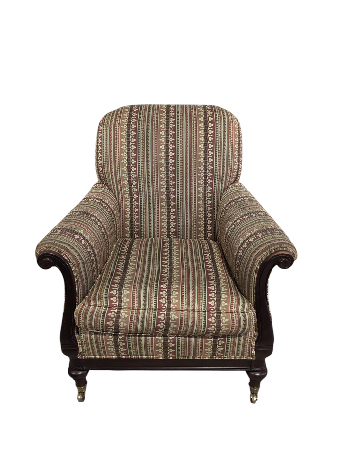 Lilian August Armchair w/ Casters