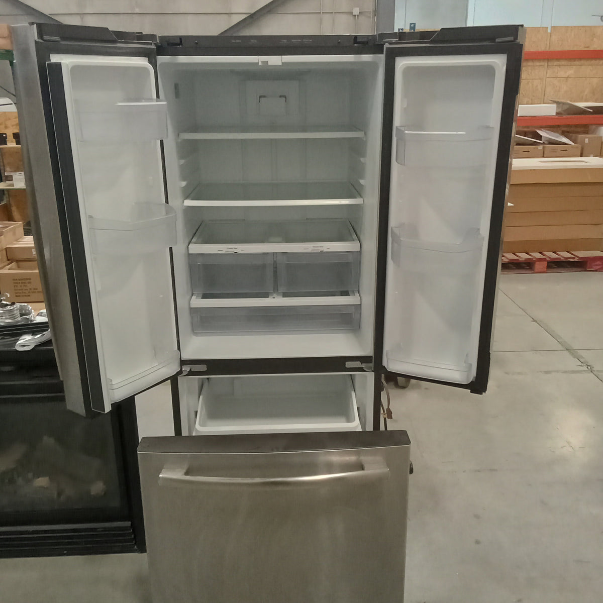 30"W Stainless Steel Fridge Freezer
