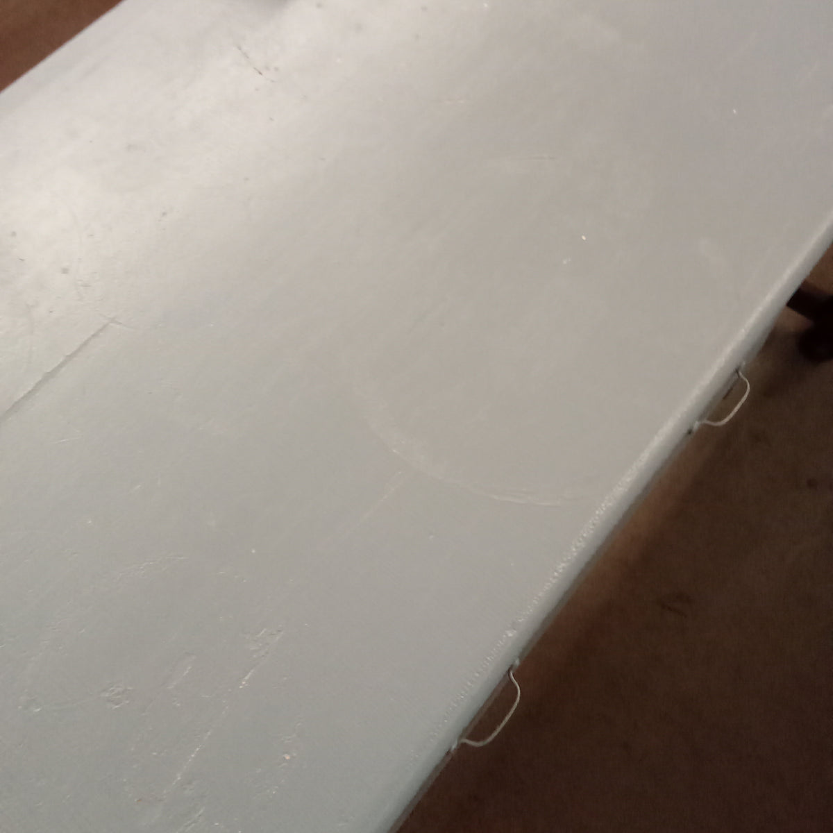 36.5"W 3-Drawer Dresser Painted Blue