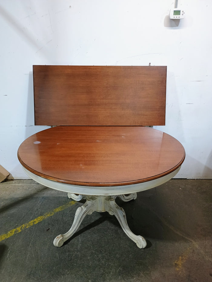 Solid Wood Dining Table with Leaf
