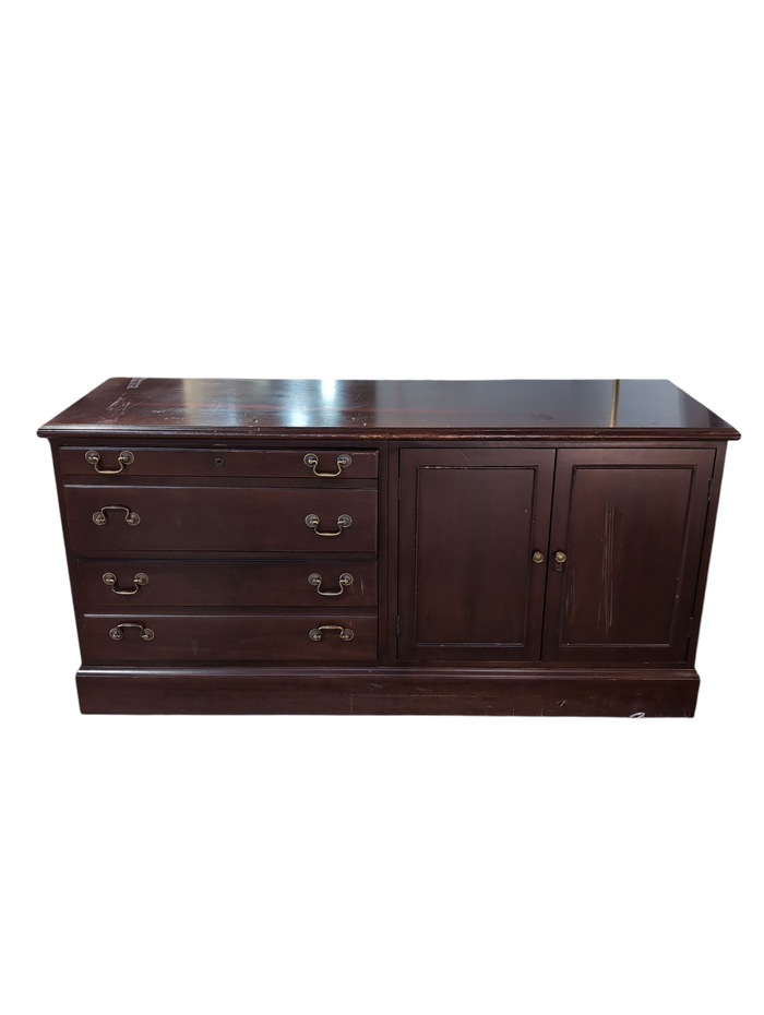 Wooden Filing Cabinet Sideboard