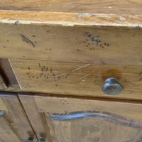 37"W Dry Sink Cabinet in Distressed Pine