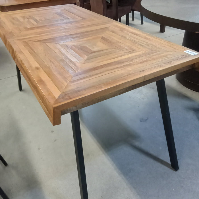 59"W Butcher Block Dining Table