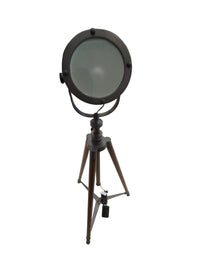 Pottery Barn Adjustable Tripod Metal Floor Lamp