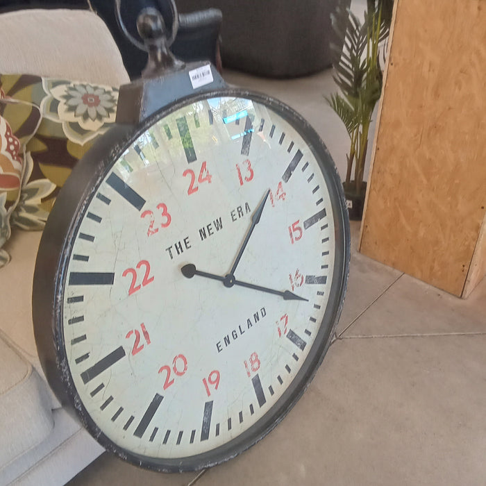 36"W Large Vintage Wall Clock