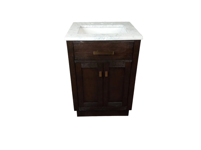 Water Creation Chestnut Sink Vanity In Brown Oak