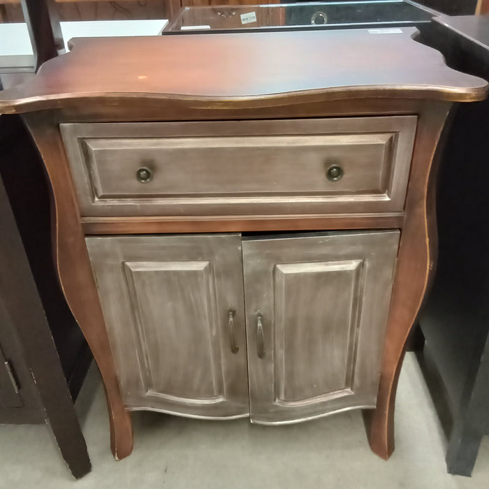 25"W Vintage Cabinet with Single Drawer