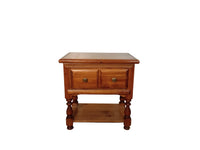 Traditional Pine Wood Nightstand