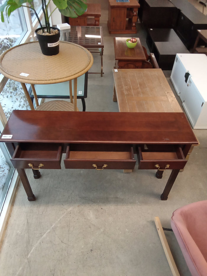 48"W Sheraton Style Console Table