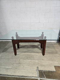 Glass Top Dining Table