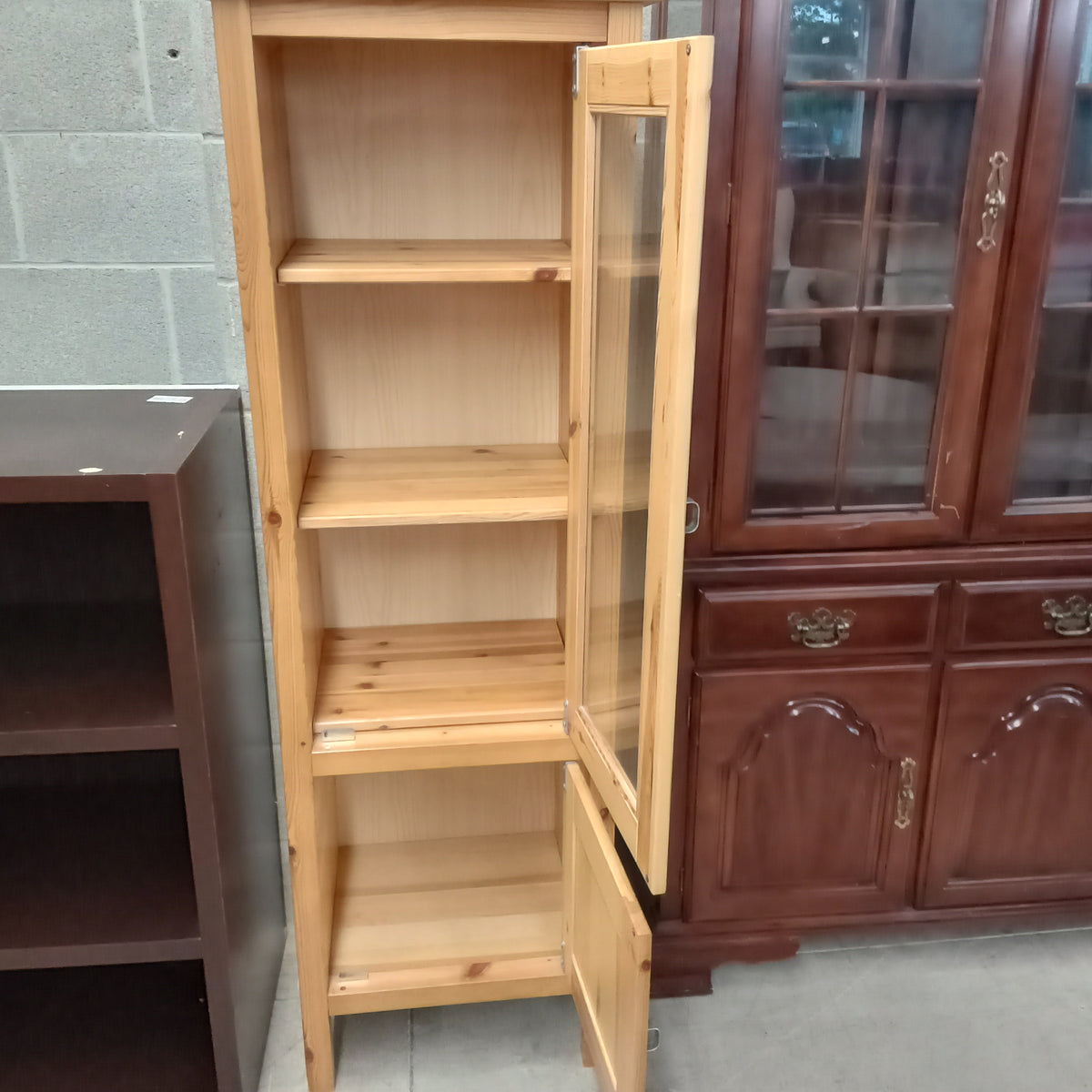 20.5"W Pine Cabinet
