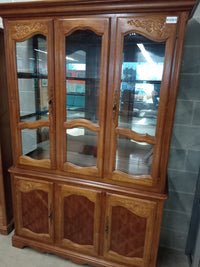 54"W Display Cabinet with Glass Doors
