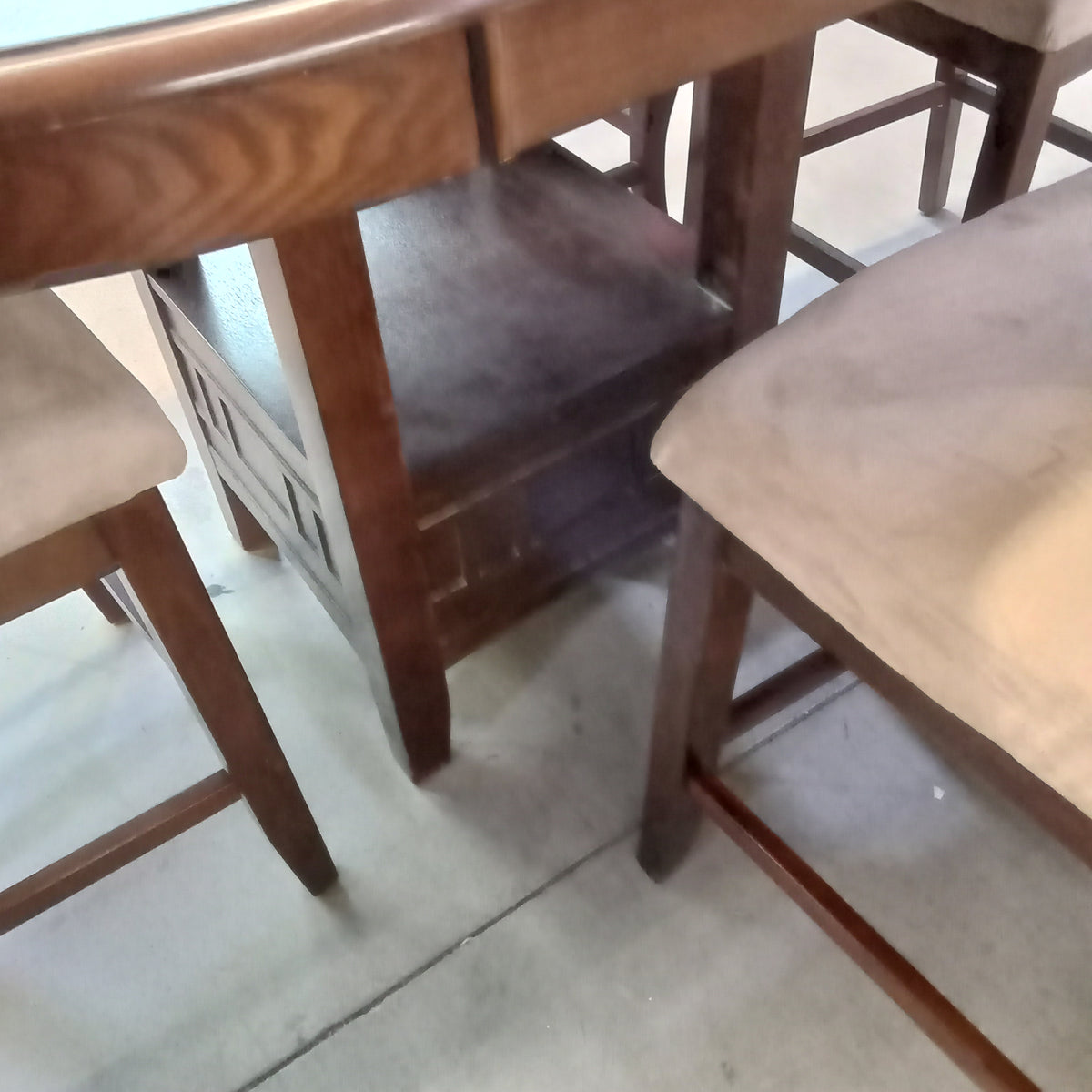 60"W 5-Piece Counter Height Dining Set