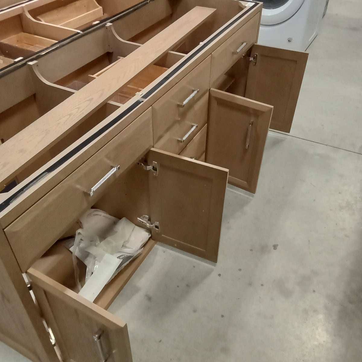 70.5"W Double Vanity Base