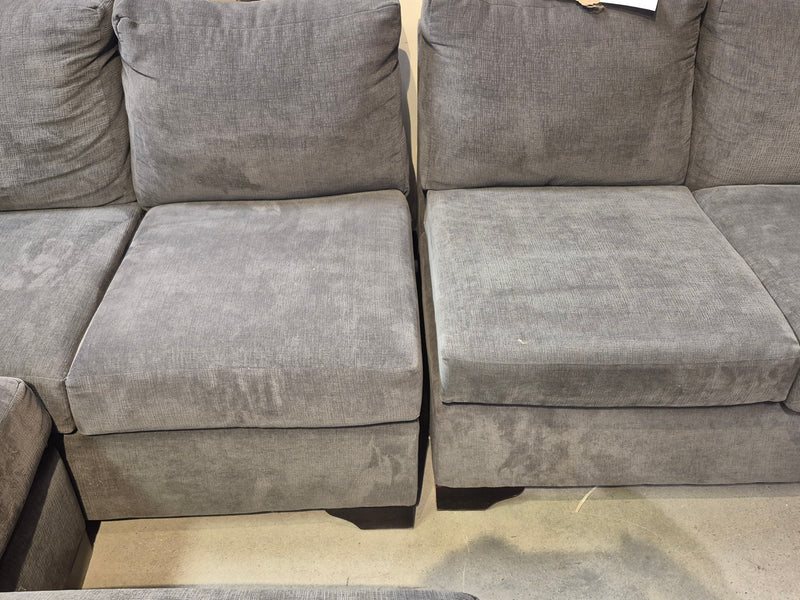 Large Grey Fabric Sectional