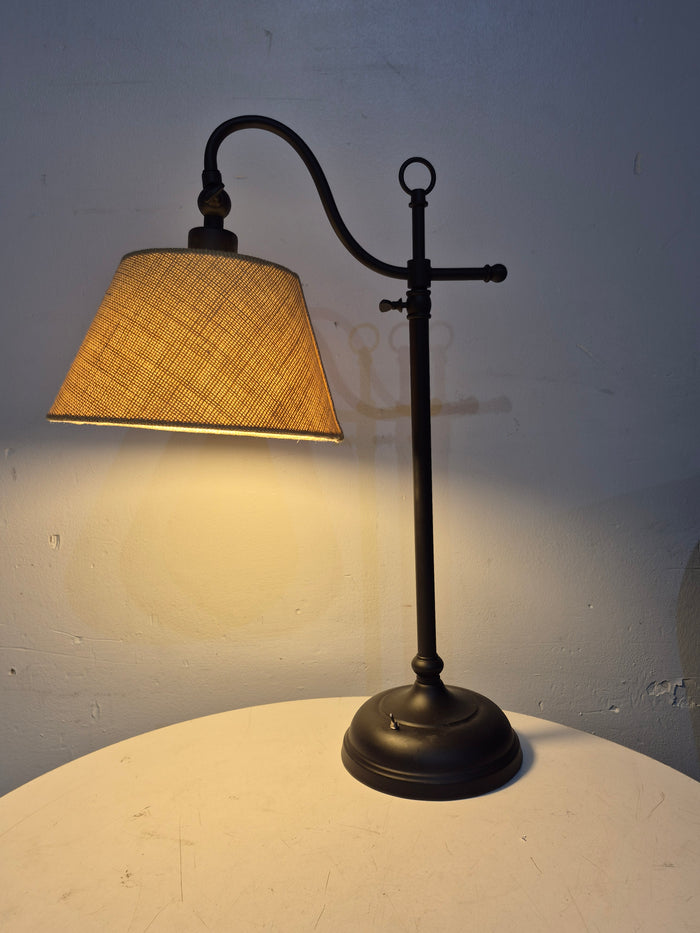 Table Lamp with Fabric Weave Shade