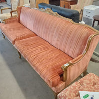 96"W 3-Seat French Provincial Sofa