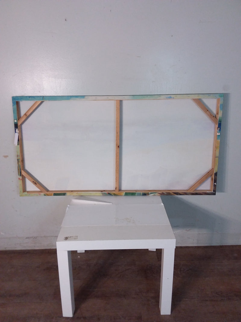 48" Wide Beach Scene Photo On Canvas