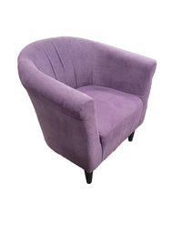 Lilac Purple Tub Style Accent Chair