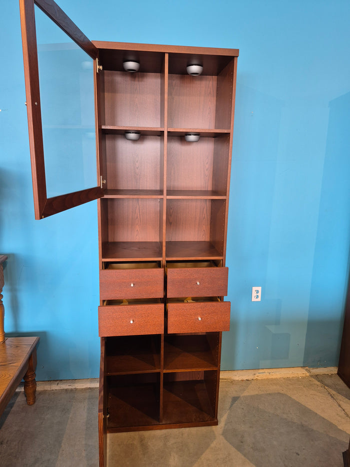 Ikea Bonde Storage/Display Cabinet - Medium Brown