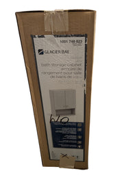 EVERDEAN Bathroom Storage Wall Cabinet in Pearl Gray