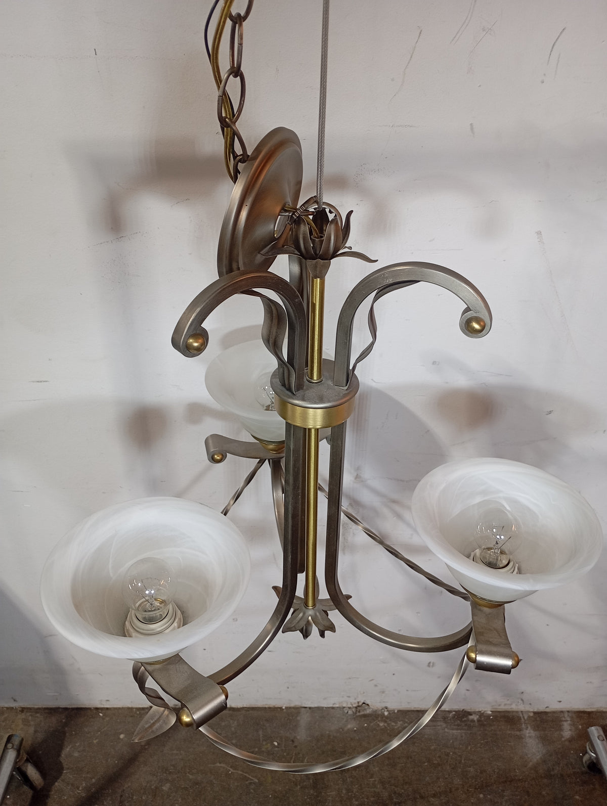 Vintage Brass Chandelier