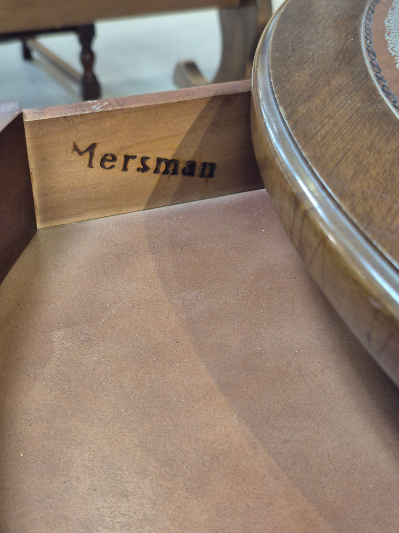 Mersman 30" Round Drum Accent Table