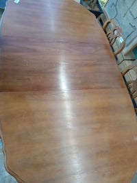 78"W Dining Set w/6 Chairs $325