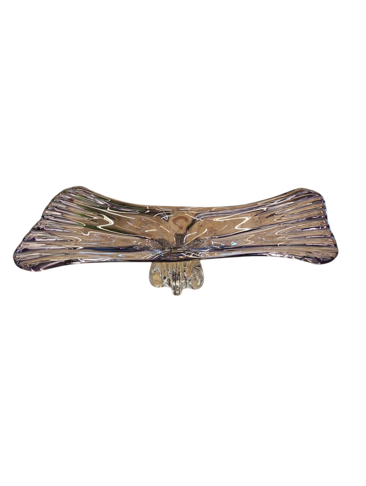 Glass Wing Vase