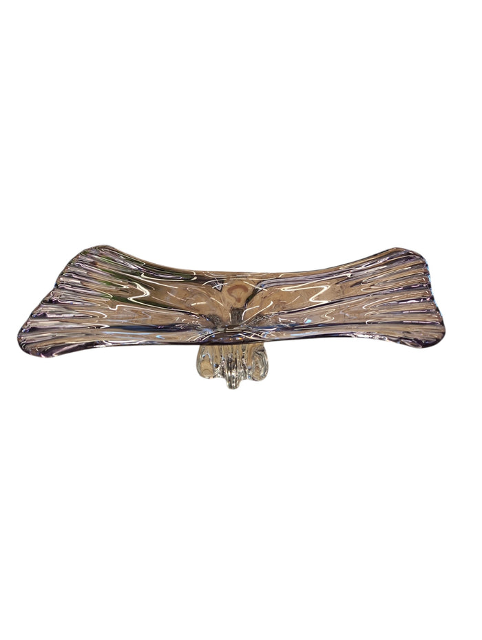 Glass Wing Vase