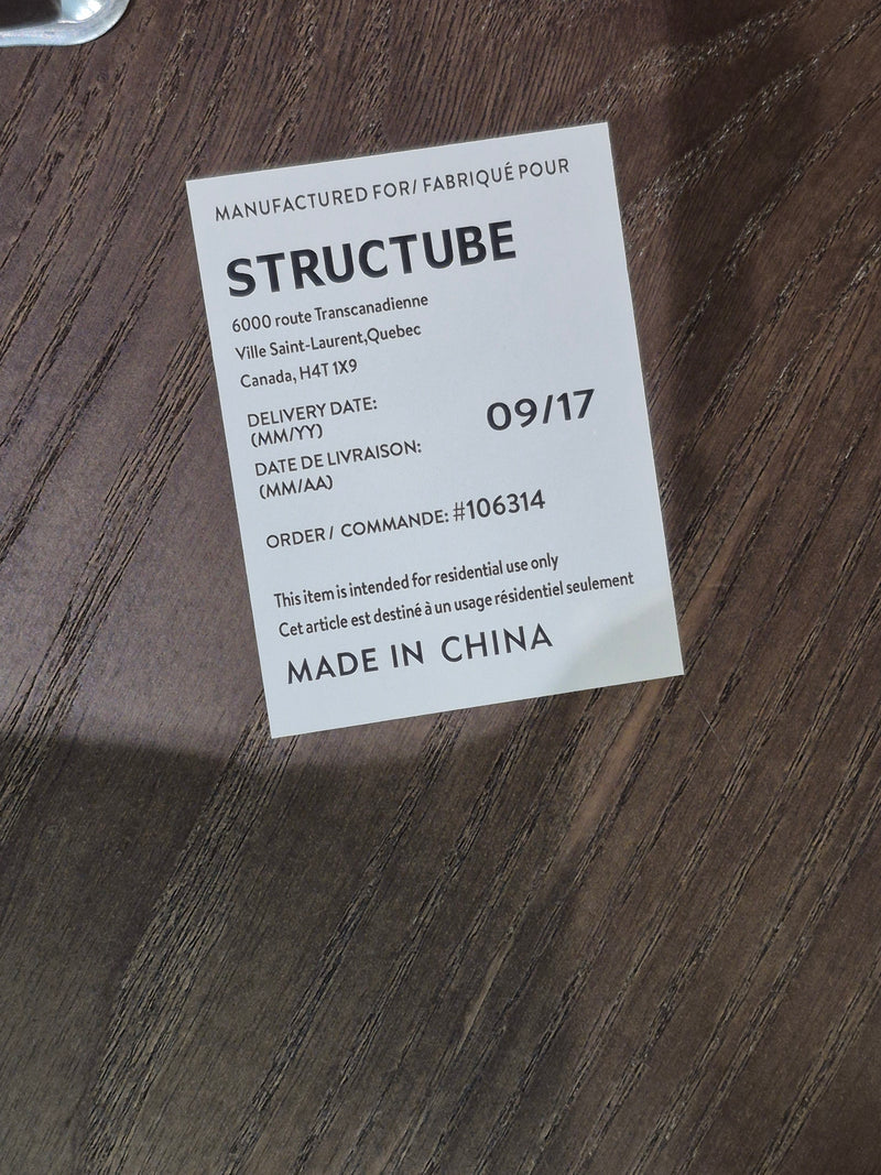 Structube Guitar Pick-Shaped Coffee Table