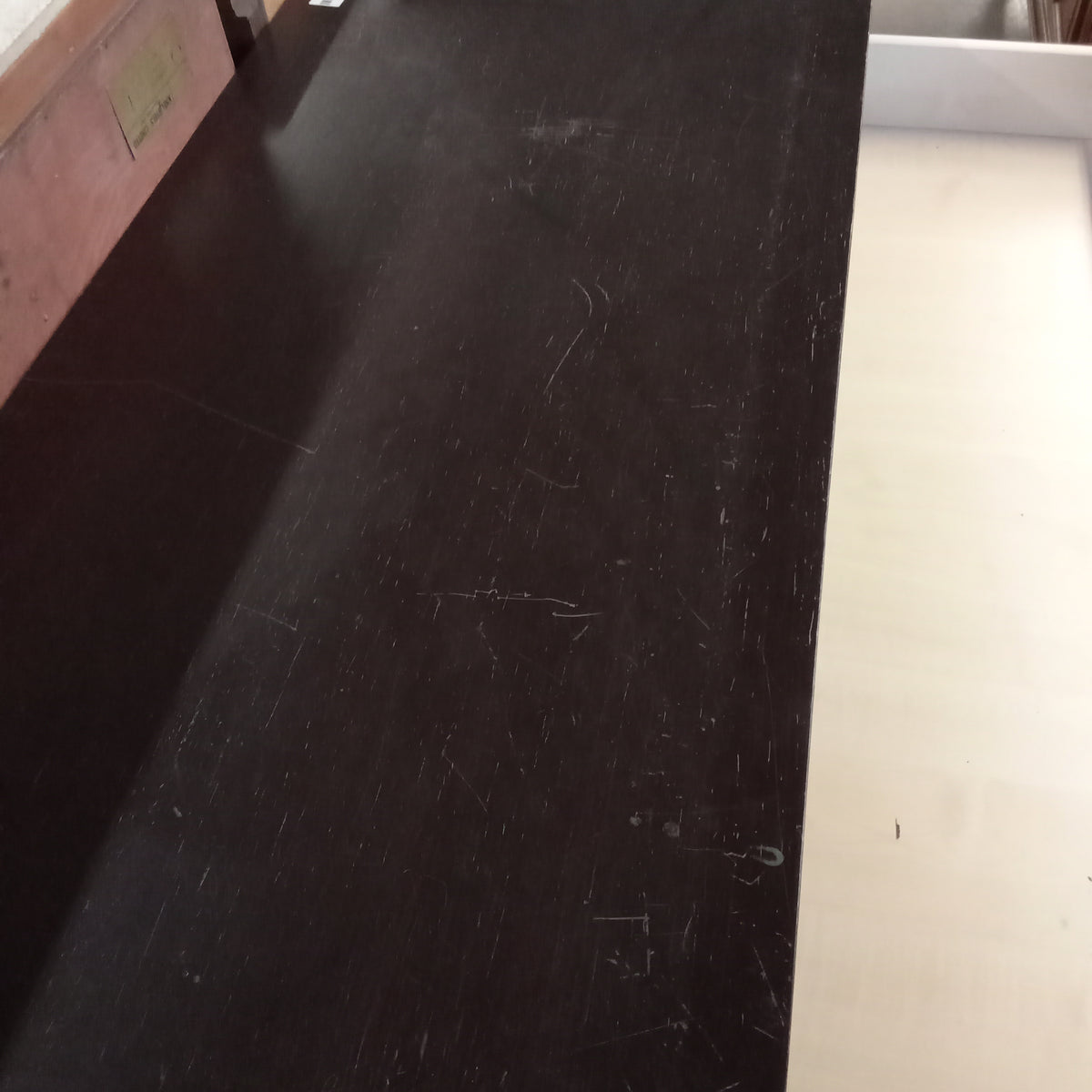 60"W 6-Drawer Dresser In Dark Stained Wood