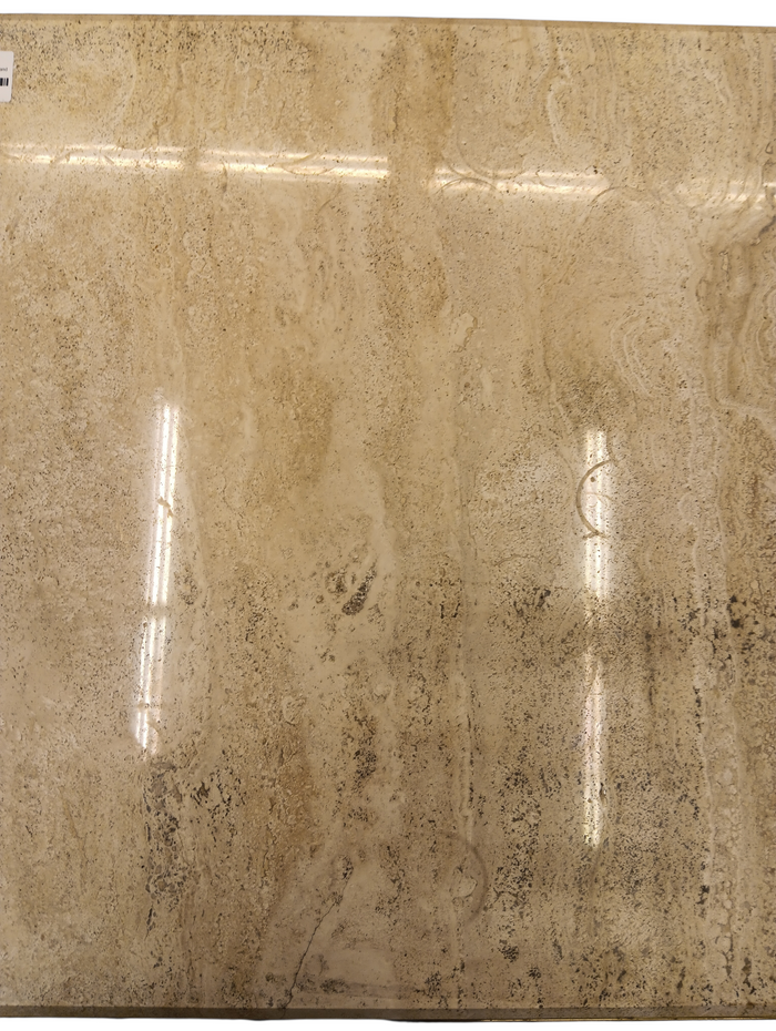 Accent Side Table W/Marble Top and Metal Frame #NM2