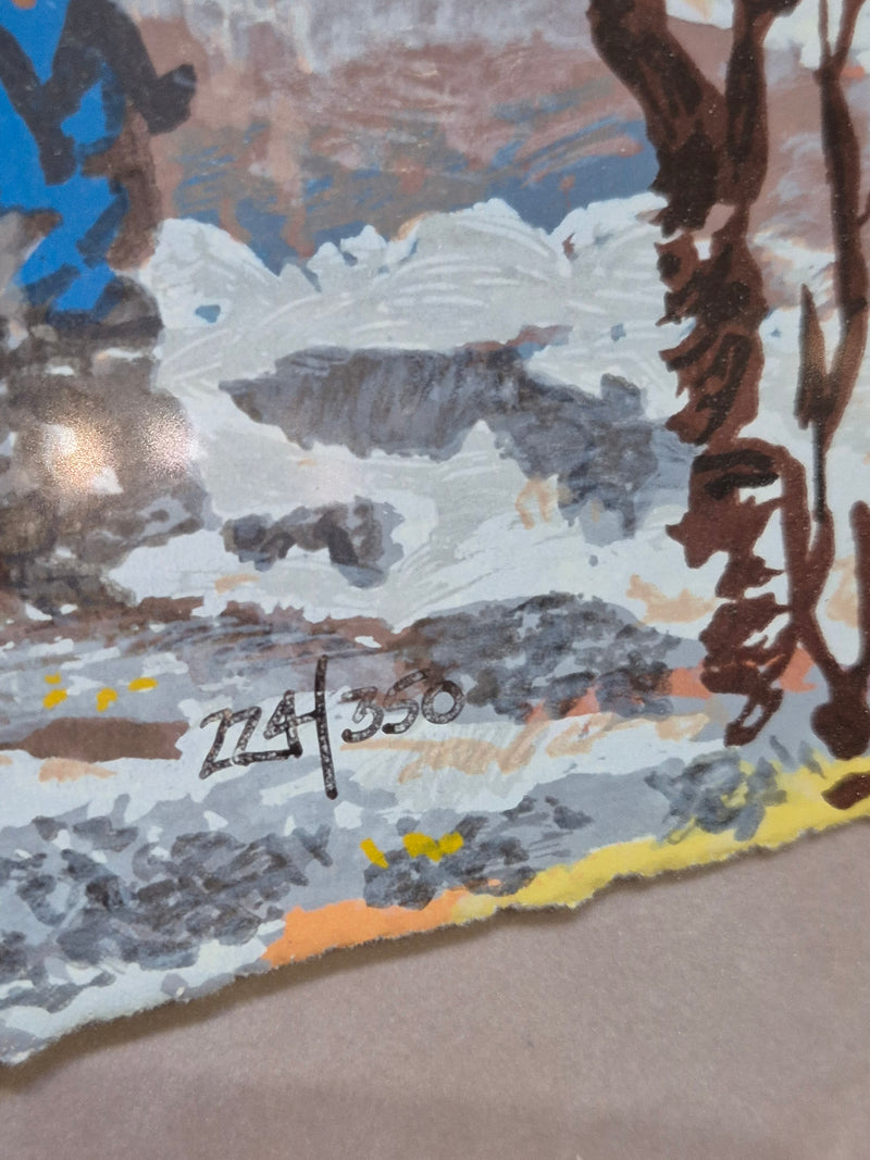 "20C Winter Cityscape" by Anatole Krasnyansky - #224/350 Signed