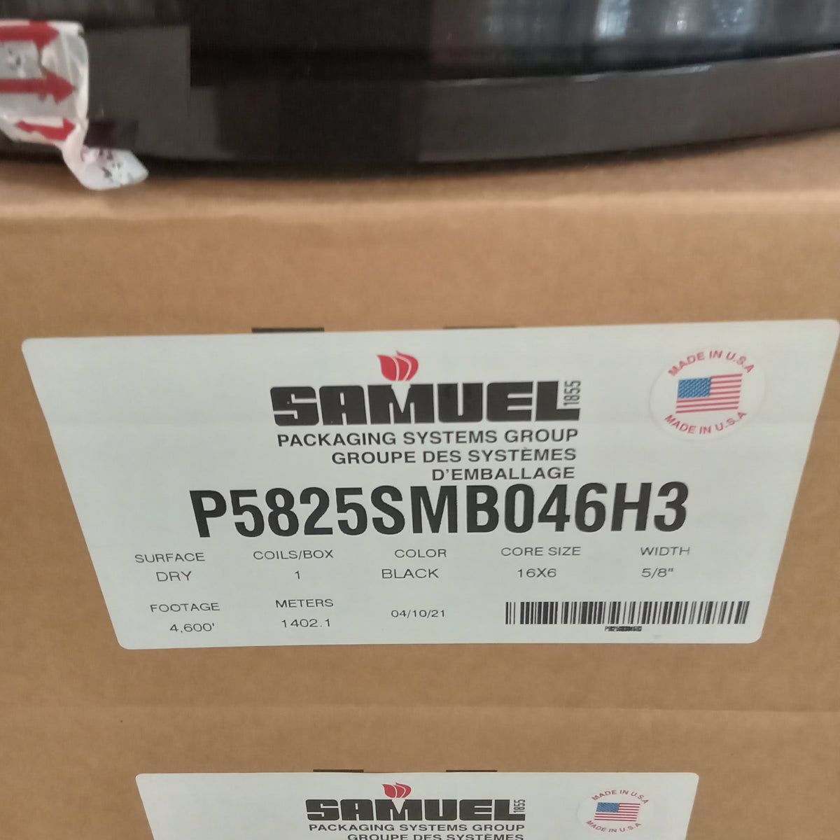 4,600 Ft Black Plastic Packaging Strapping