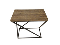 Industrial Rustic Accent Table