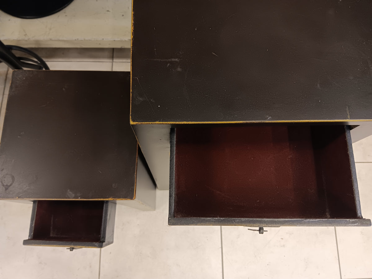 Nesting Pedestal Tables - Set of Two