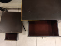 Nesting Pedestal Tables - Set of Two