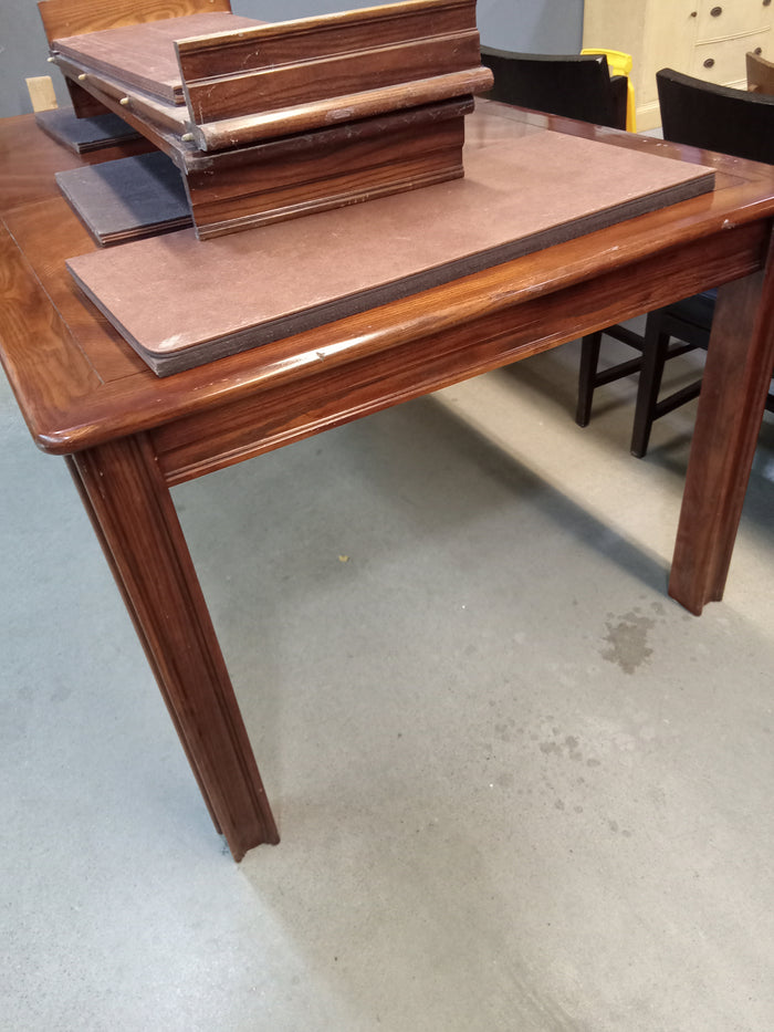 60"W Dining Table with 2 Leaves