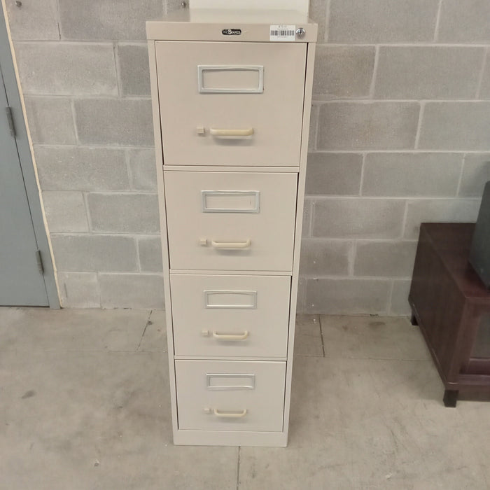 15.5"W 4-Drawer Metal Filing Cabinet