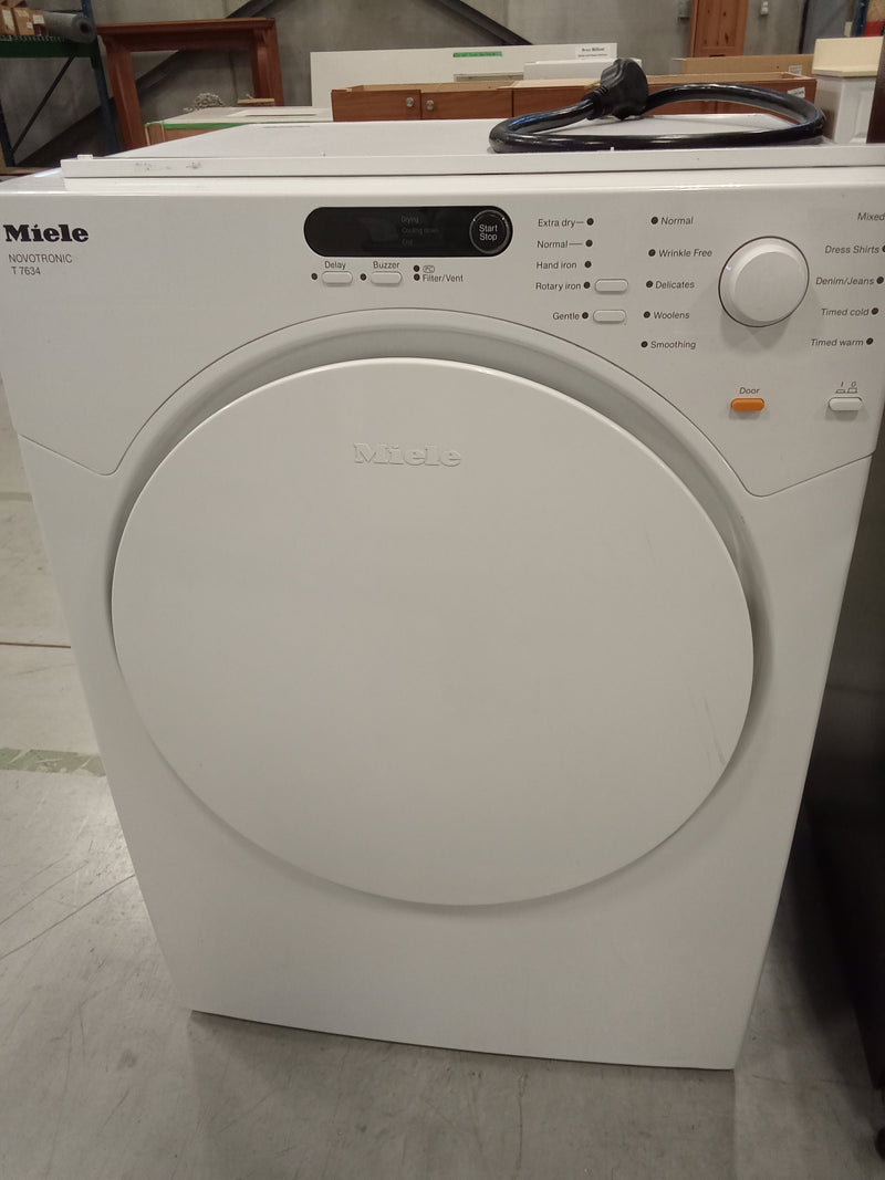 23.5"W Electric Front Load Dryer in White