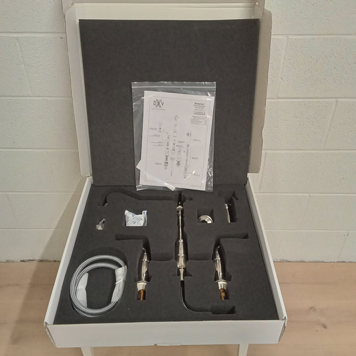 Widespread Kitchen Faucet with Side Spray