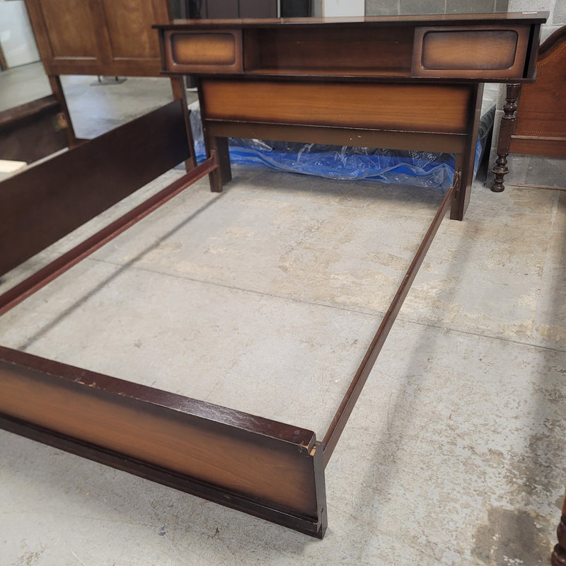 75"W Double Bed Frame with Storage