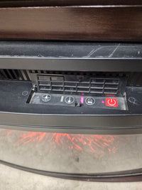 Bow Front Electric Fireplace Console (no remote)