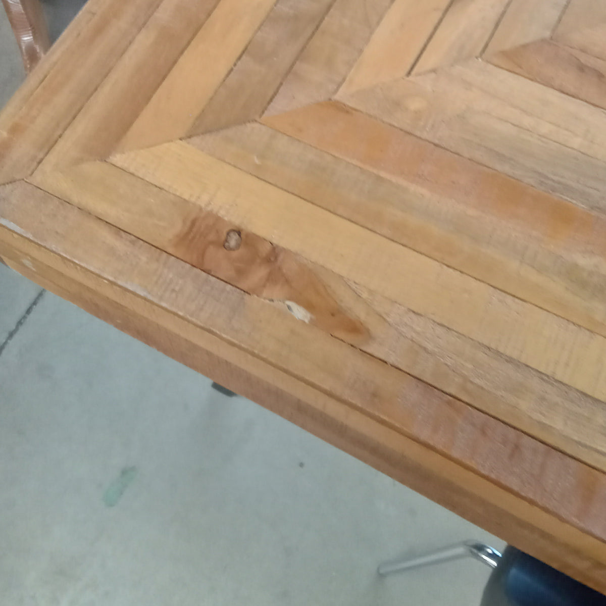 59"W Butcher Block Dining Table