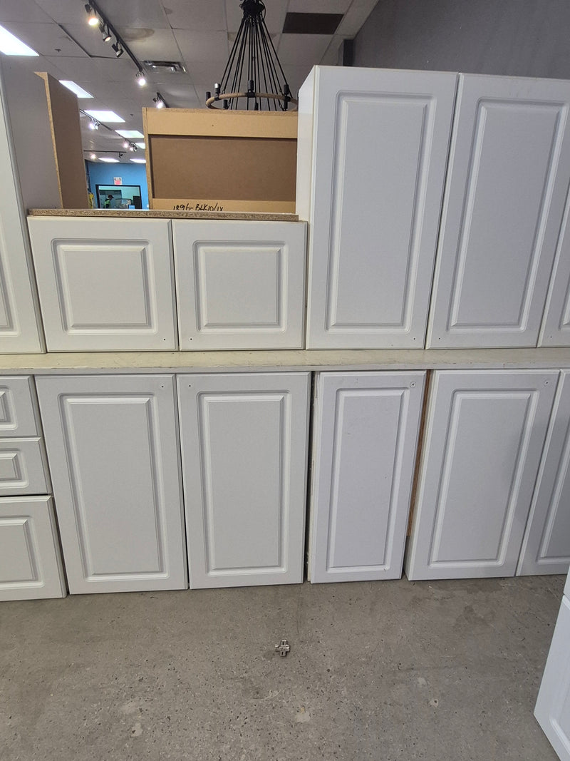 White Thermofoil Cabinet Set