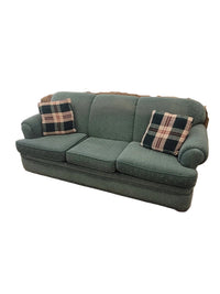 Vintage Green 90's Style Sofa