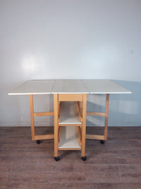 White Laminate Folding Work Table