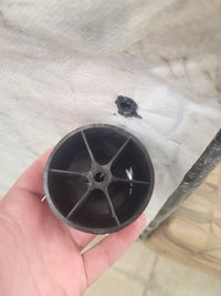 Faux Black Leather Armchair